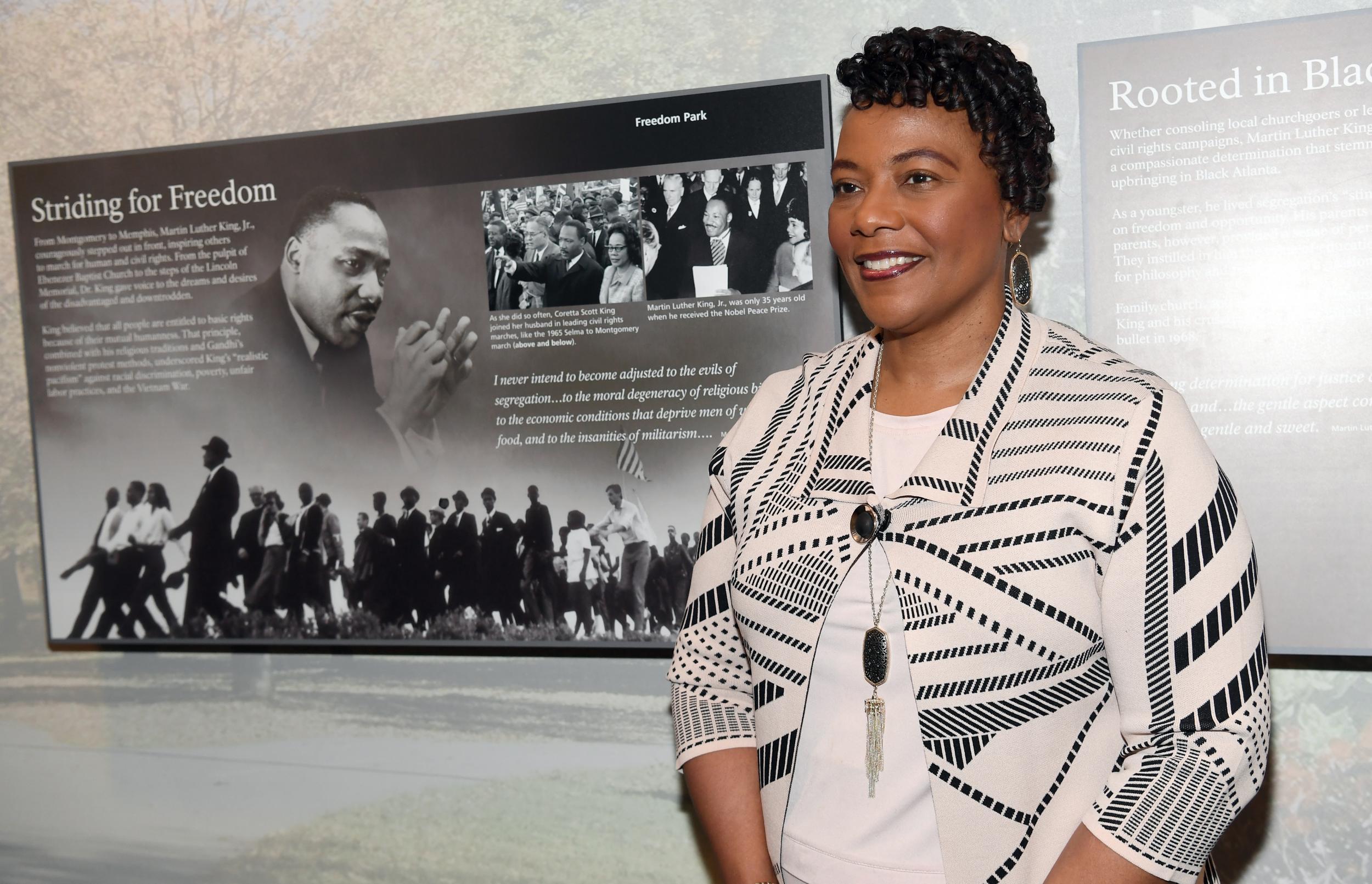 Bernice King attends ‘Unsolved History: Life Of A King’ Atlanta screening at Martin Luther King Jr National Historic Site (Getty)