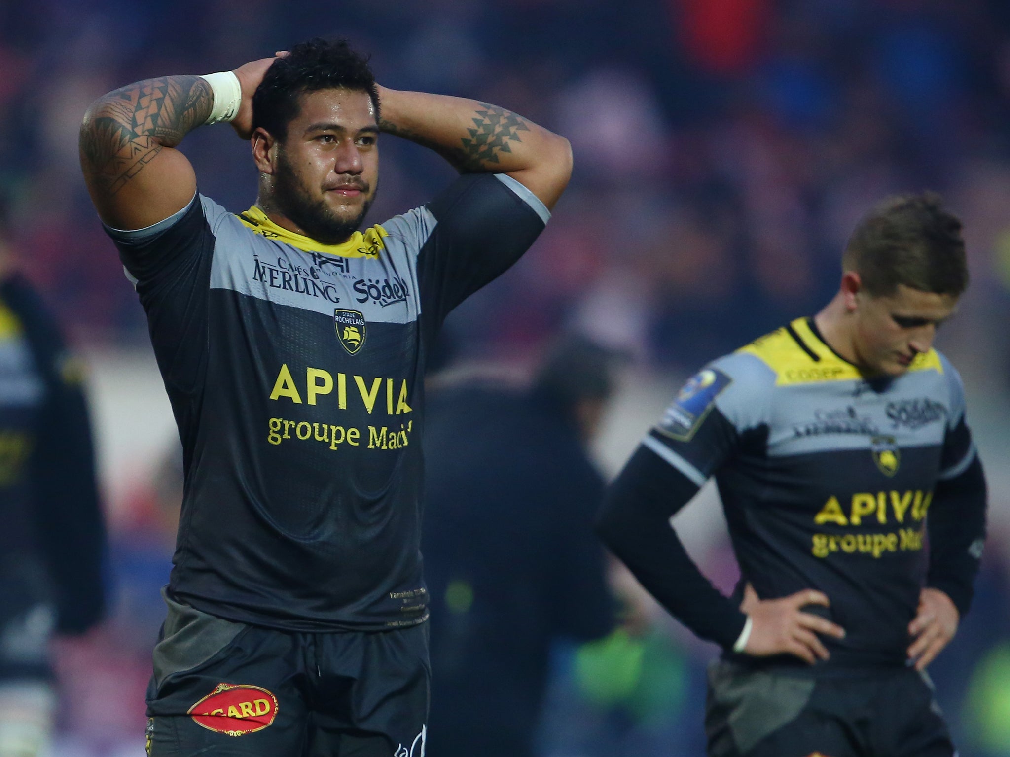 La Rochelle players were allegedly targeted with monkey chants, according to fans inside the stadium