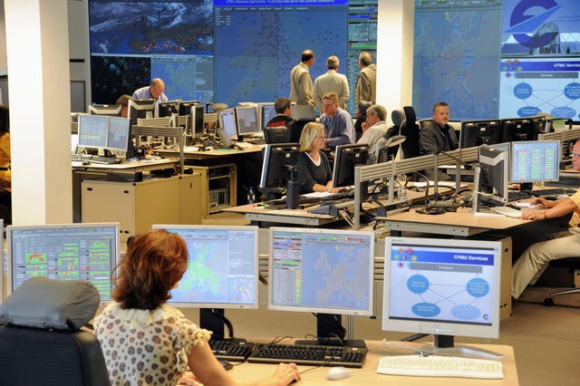 Nerve centre: Eurocontrol’s Network Manager Operations Centre, Brussels