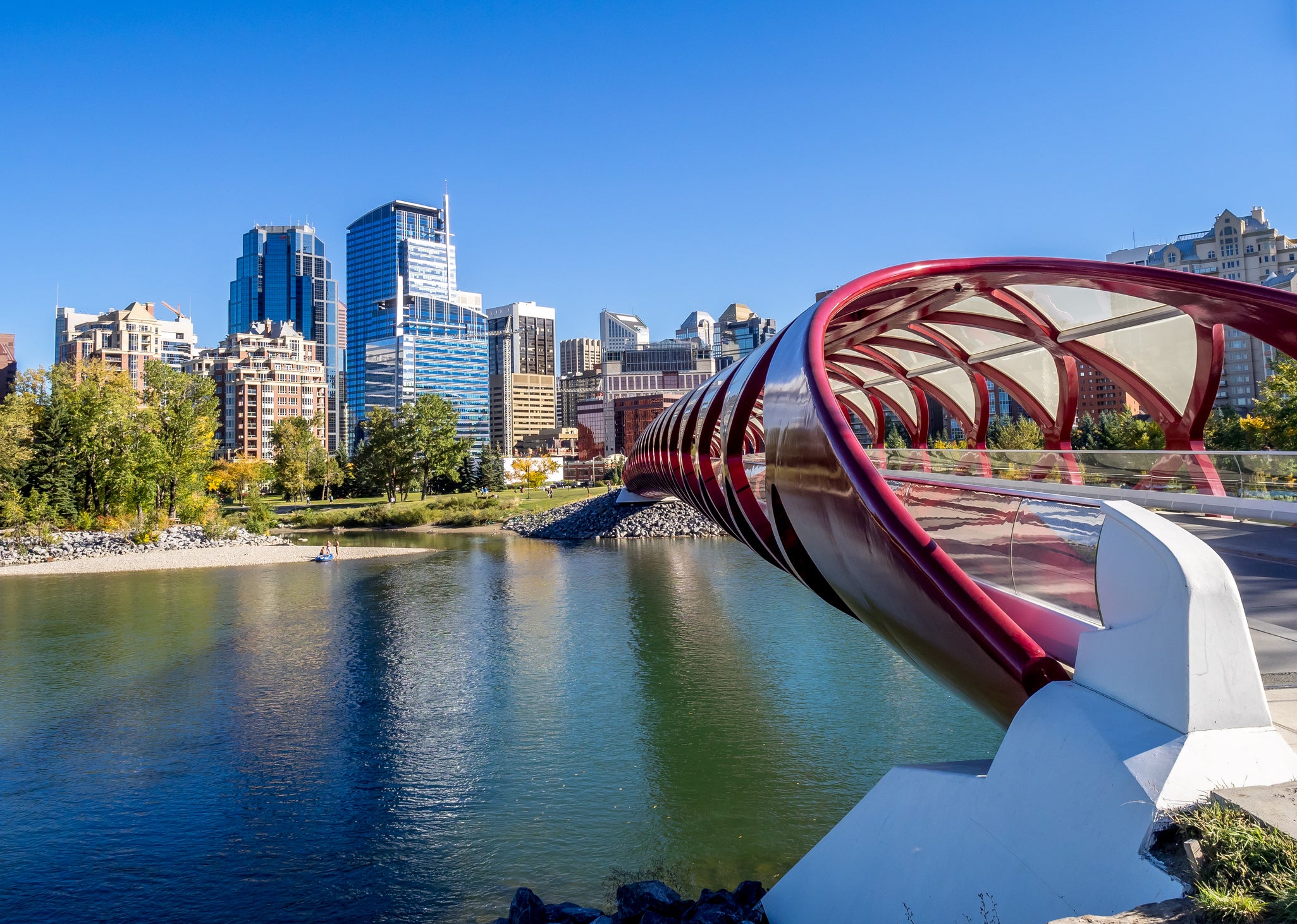 Calgary's Peace Bridge opened in 2012