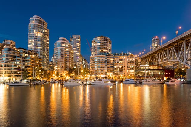 Return flights to Vancouver from London are just £378