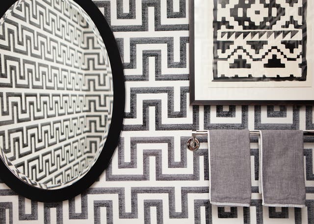 The motif strikes the right balance of decorative and simple, ancient and modern, masculine and feminine