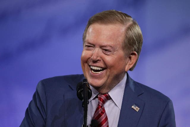 Lou Dobbs of Fox Business Network speaks during the Conservative Political Action Conference