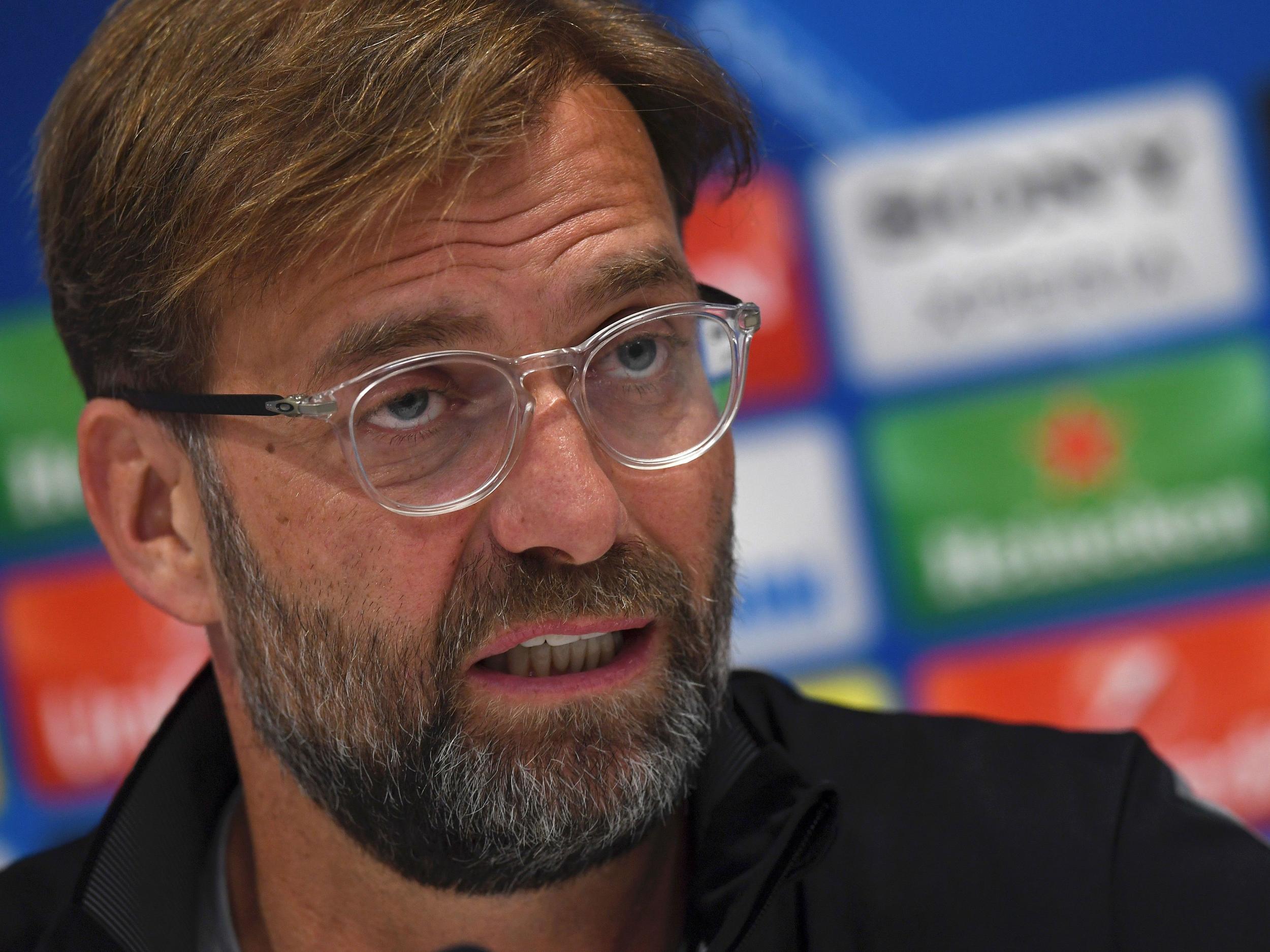 Jurgen Klopp hopes Liverpool can train at the Etihad next Monday night