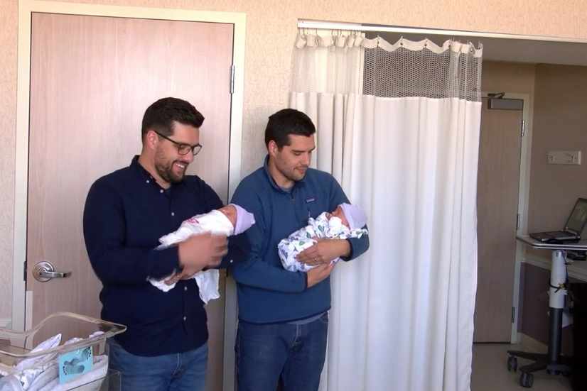 Twin brothers welcome babies on the same day (WPBN)
