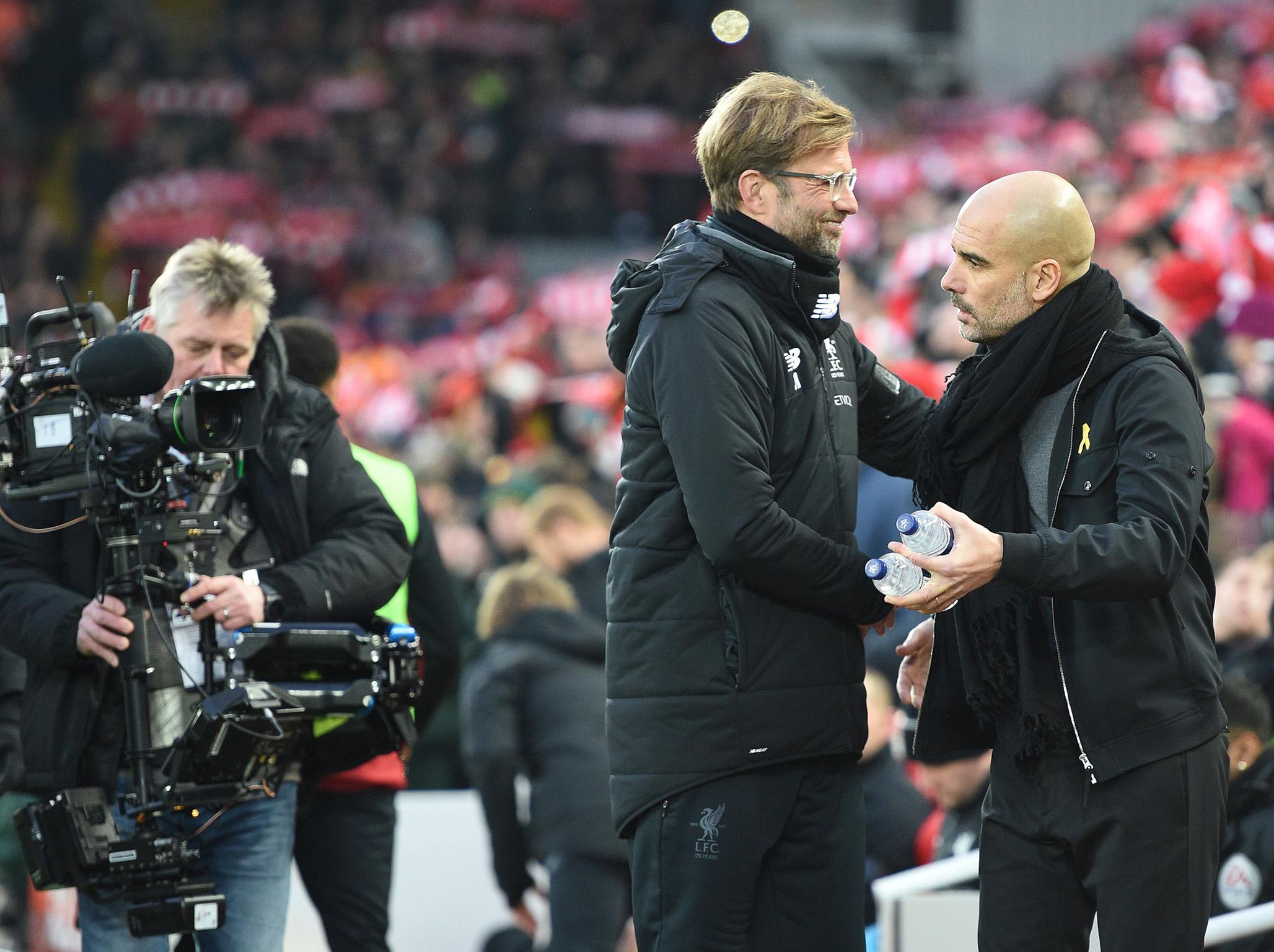 Klopp and Guardiola have plenty of work to do in the run in