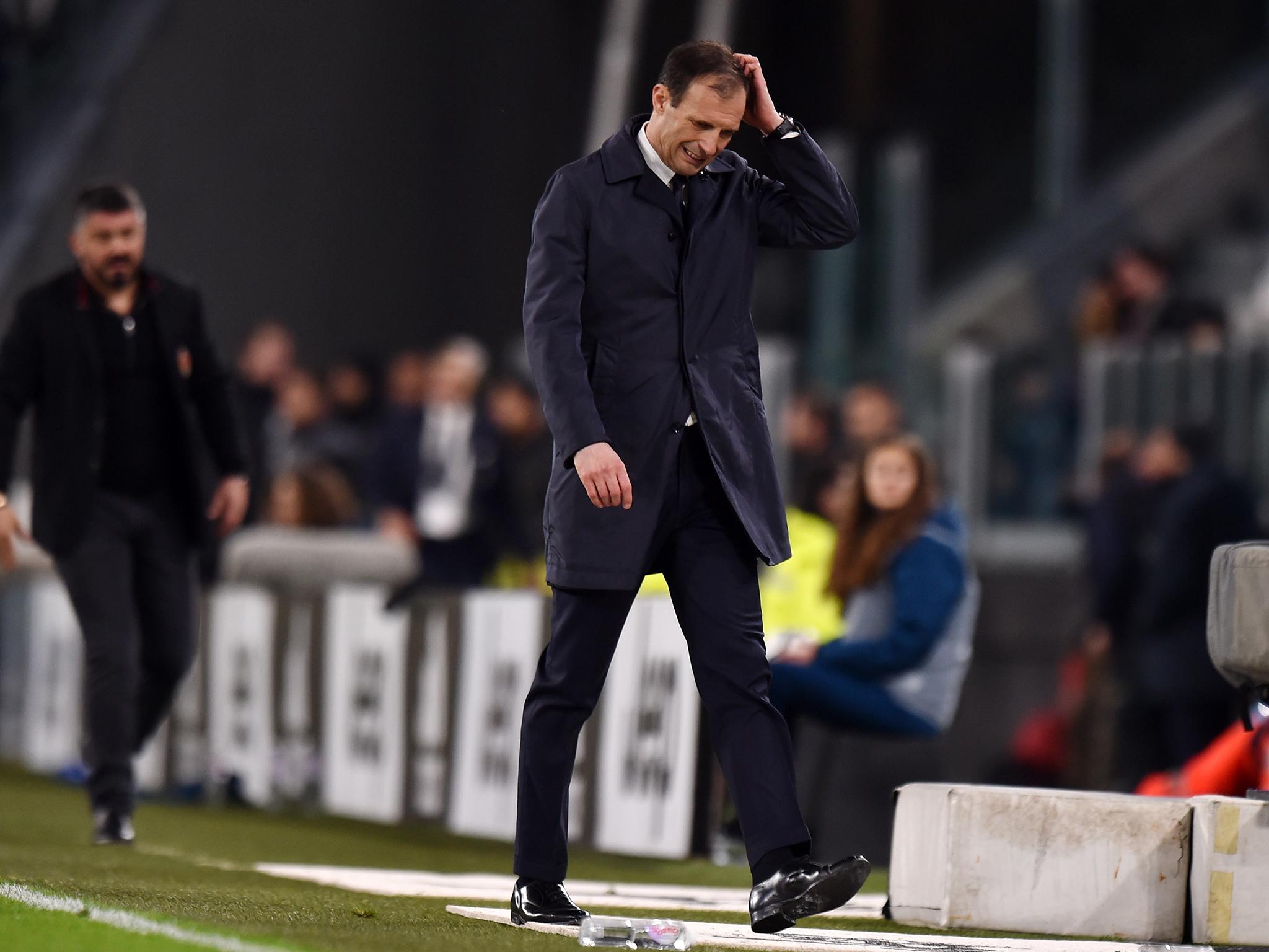 Massimo Allegri believes the tie against Real Madrid is already over after the 3-0 defeat