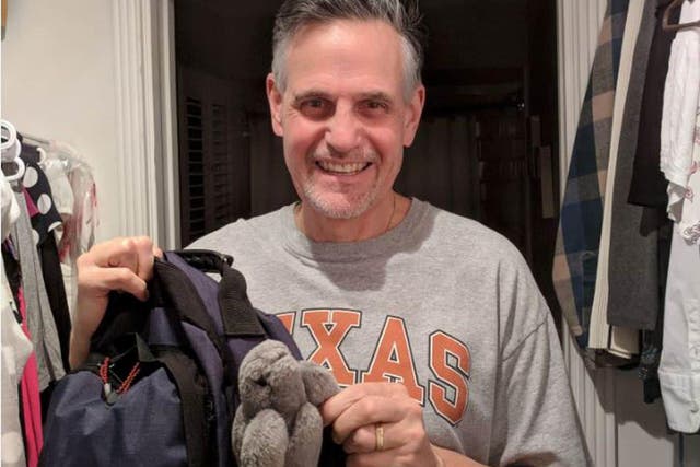 Pat Holmes didn't have any stuffed animals as a child, but treasured the one from his daughter