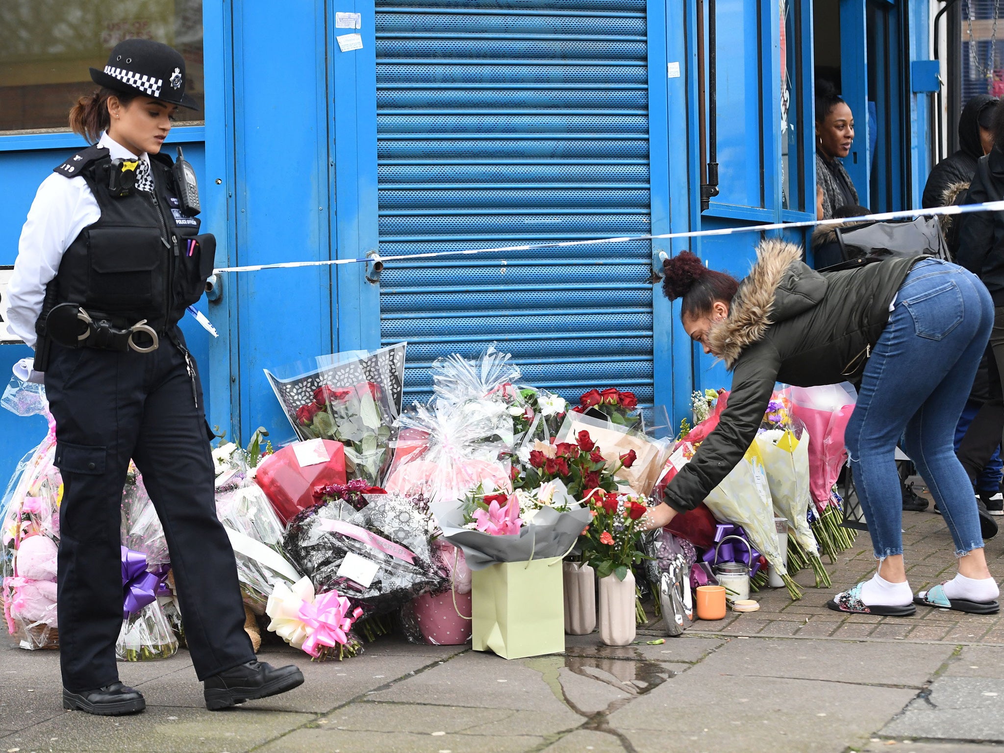Tributes for Melbourne-Blake, who was killed in Tottenham
