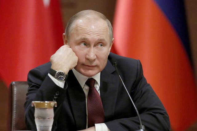 Vladimir Putin has denied sponsoring cyber attacks around the world 