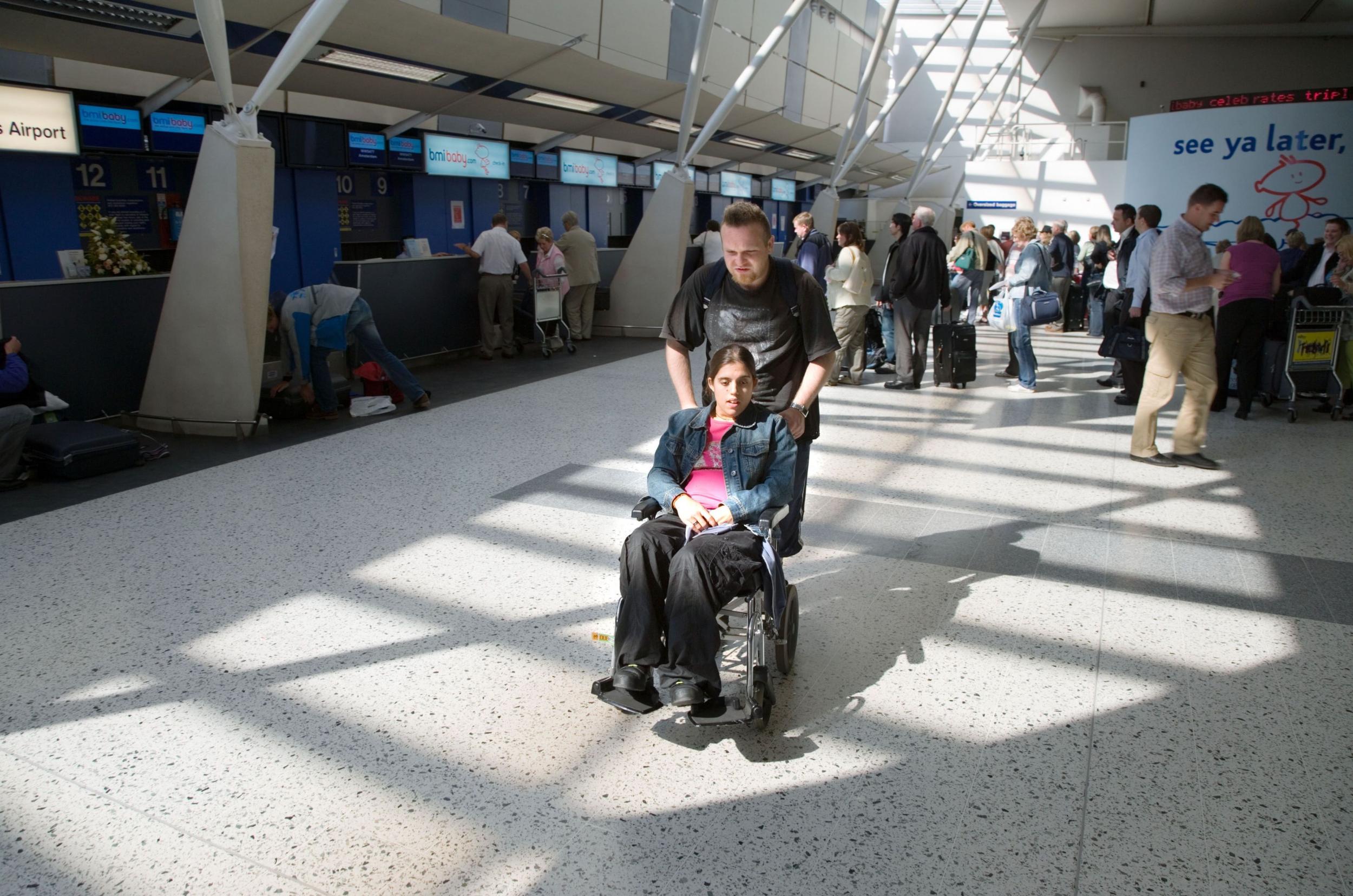 The government has promised to look at how passengers with disabilities are treated at the airport