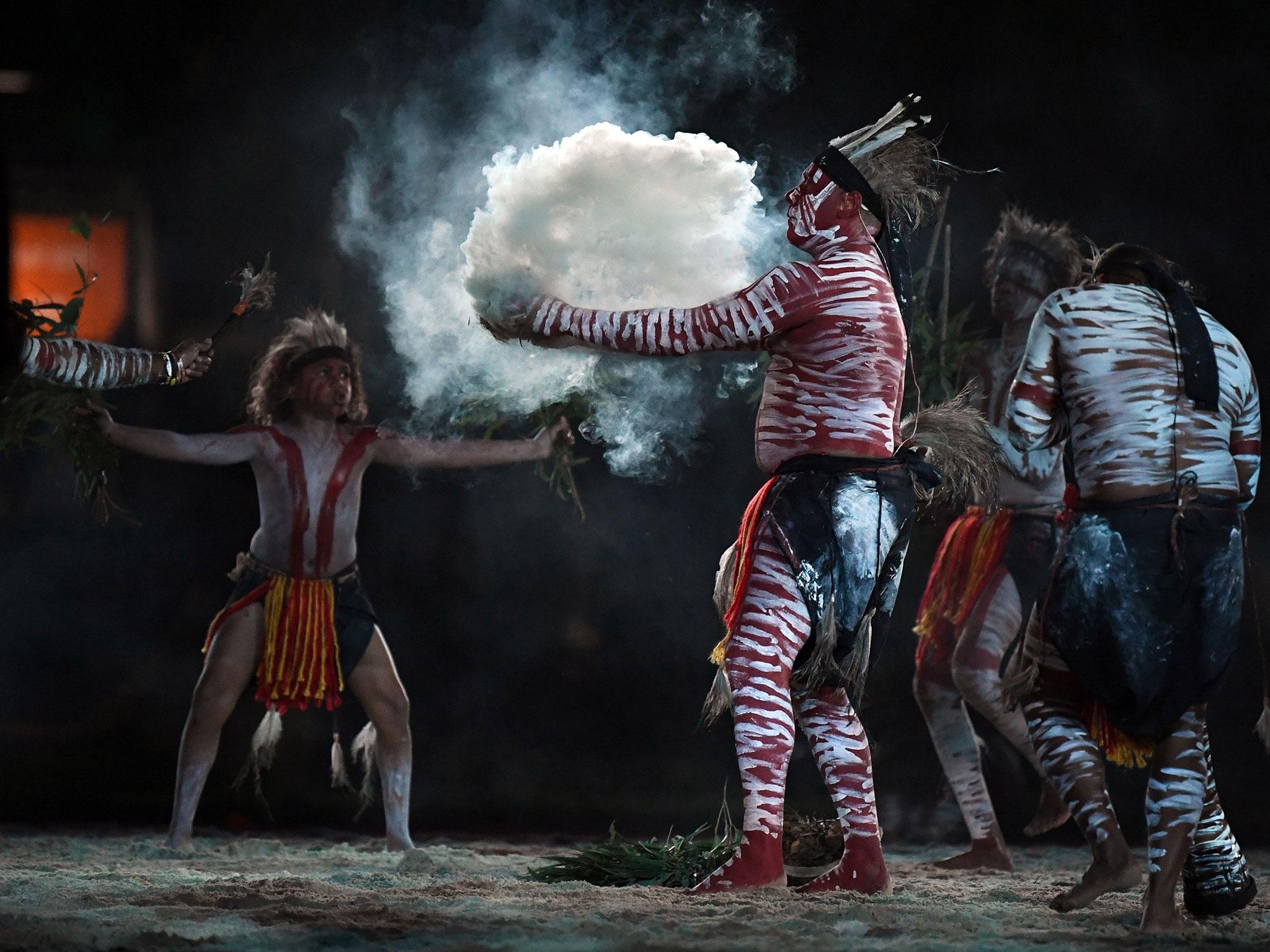 The ceremony paid homage to the region's indigenous origins
