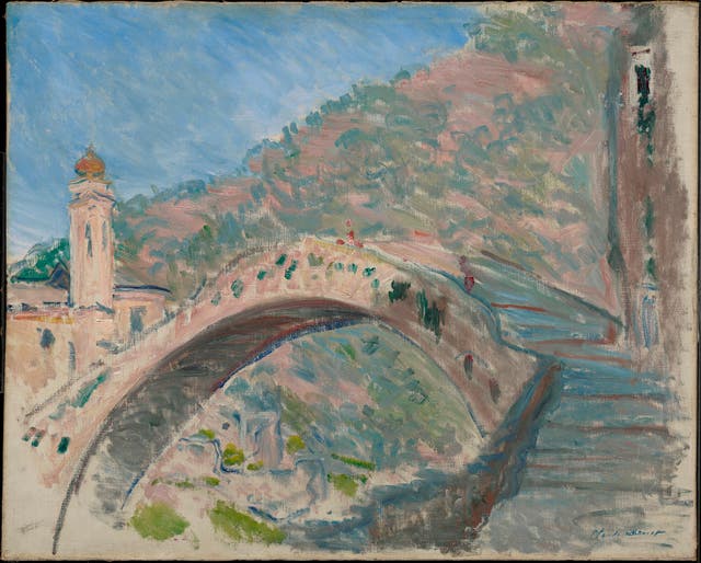 Dolceacqua, la vieux pont sur la Nervia, Claude Monet, 1884