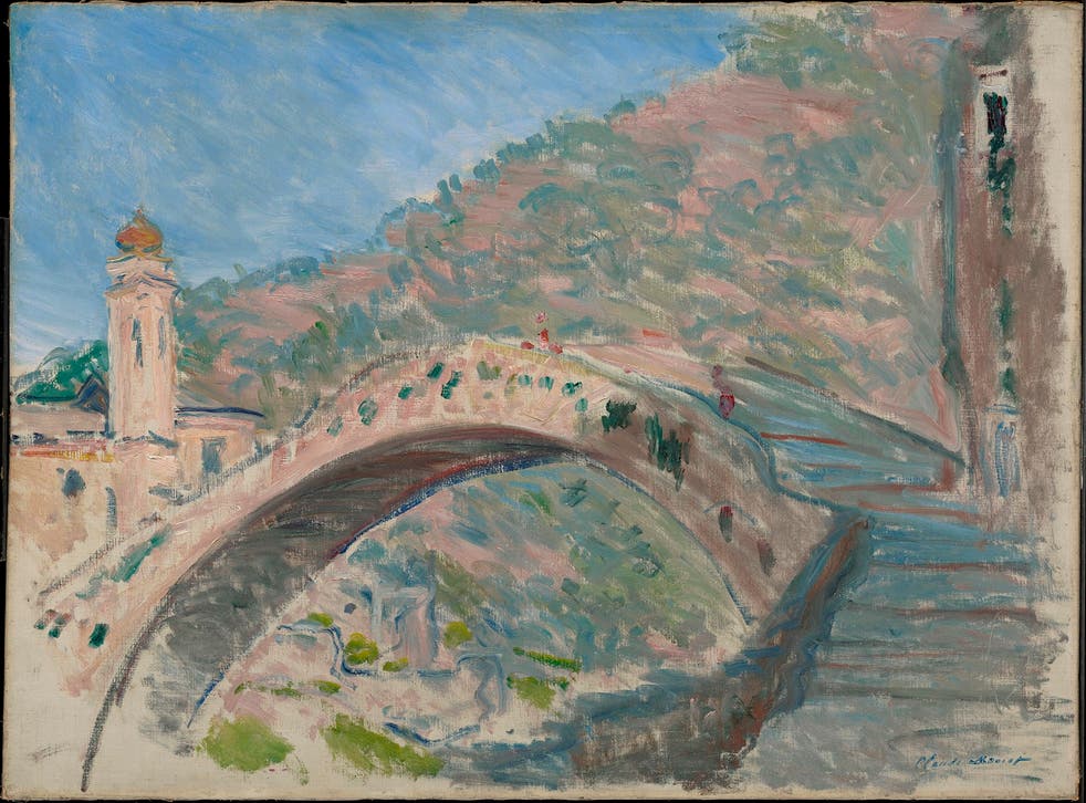 Dolceacqua, la vieux pont sur la Nervia, Claude Monet, 1884