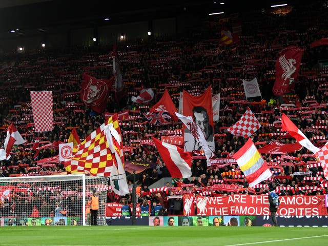 Anfield created a memorable atmosphere against Manchester City