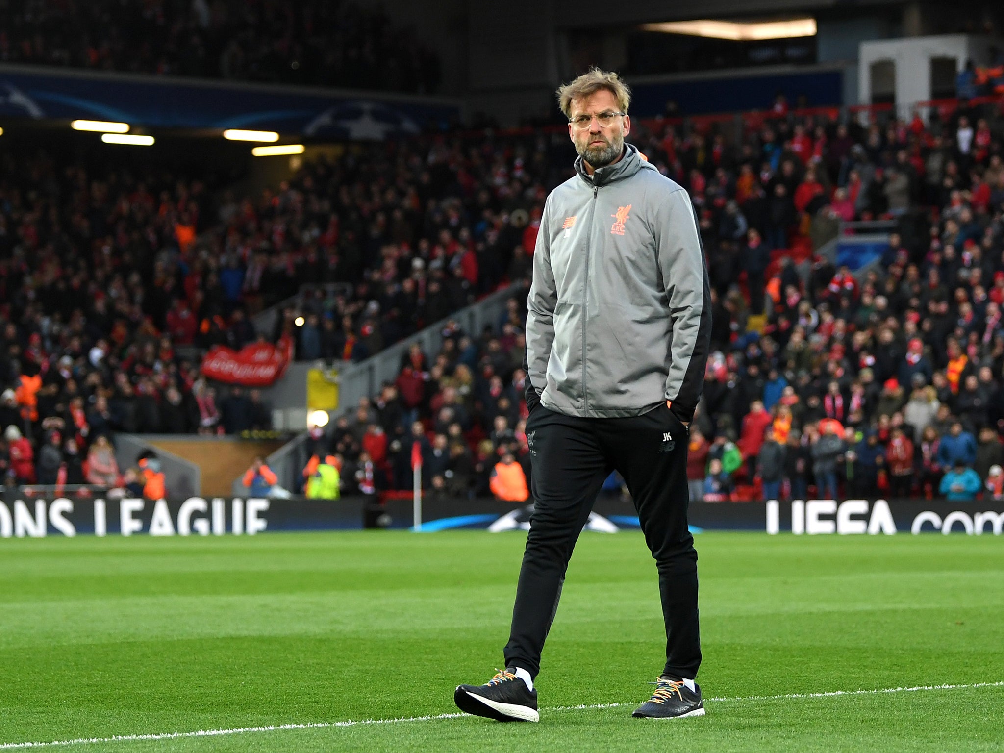Would Jürgen Klopp approve of the trial happening in a Champions League quarter-final?