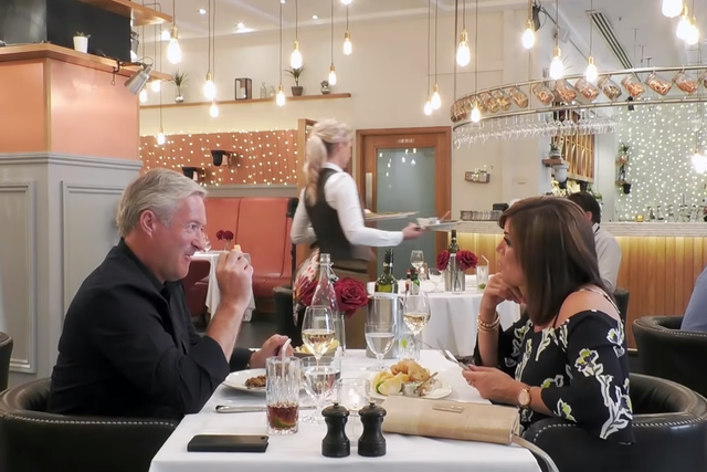Divorced couple Mandy and Stuart awkwardly visited the First Dates restaurant together on separate dates