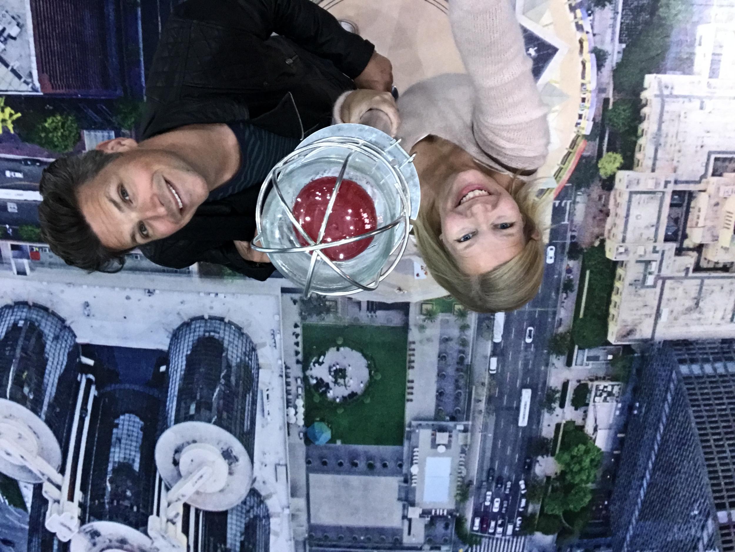 Edmund and Ulrika get a birds-eye view of Los Angeles