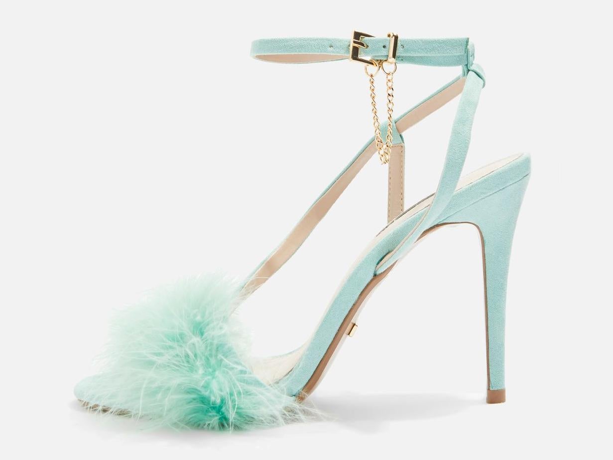 Racey Feather Skinny Sandals, £39, Topshop