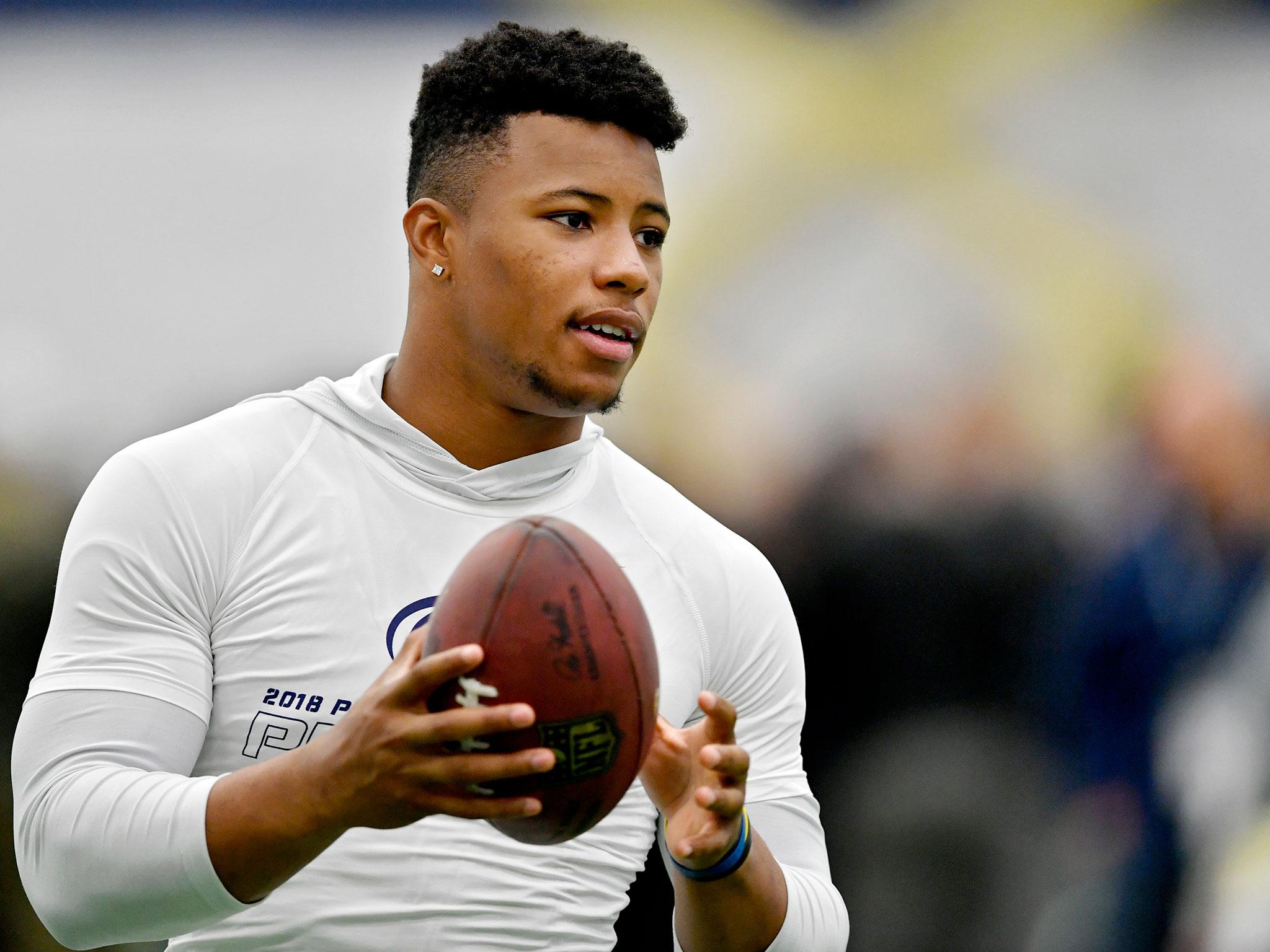 Saquon Barkley is an immensely-talented runner but how early is too early for an RB?