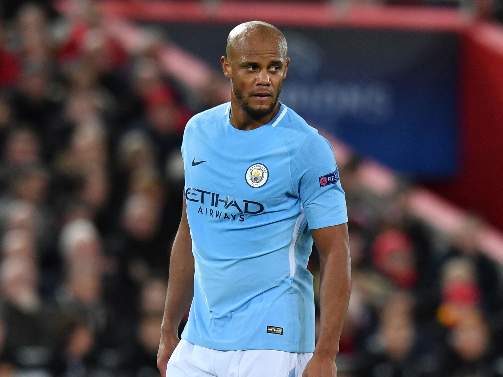 Vincent Kompany is not ready to concede a semi-final spot to Liverpool