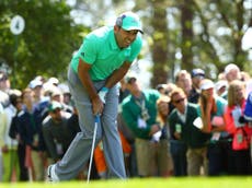 Garcia suffers Masters meltdown while Woods limits early damage