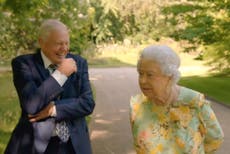 Queen makes joke about Donald Trump to Sir David Attenborough