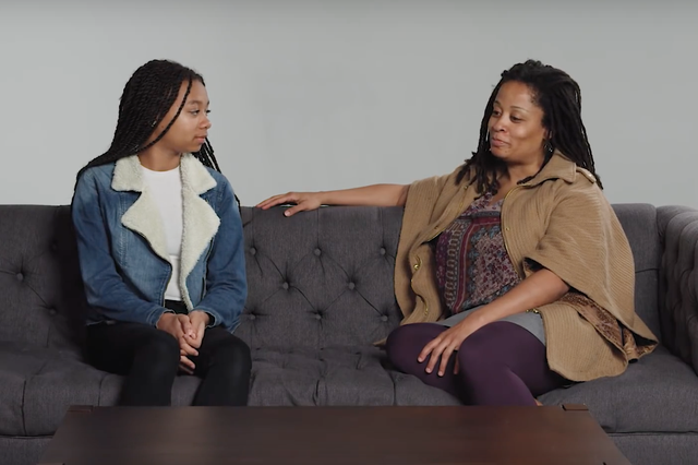 Teenager Mieraye discusses the #MeToo movement with her mother