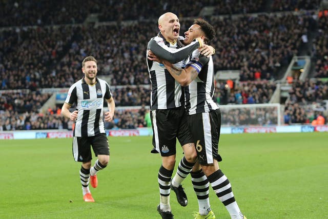 Jamaal Lascelles and Jonjo Shelvey are thriving under Rafa Benitez at Newcastle
