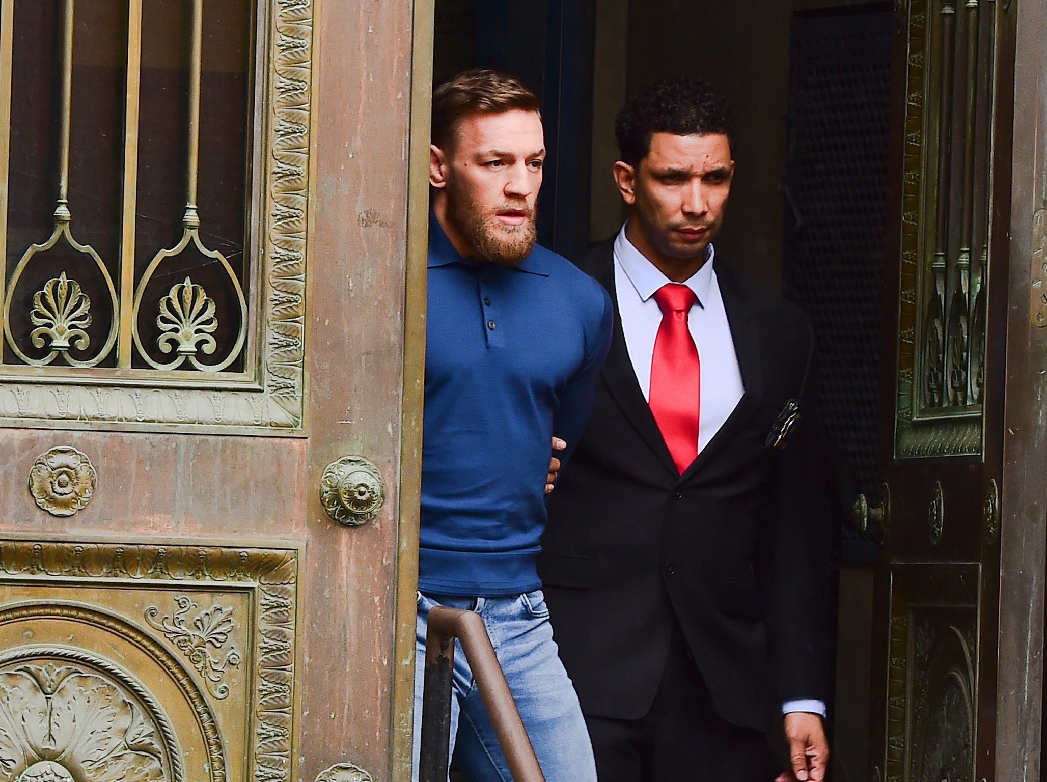 Conor McGregor made sure to steal the limelight