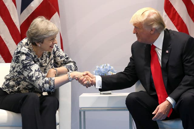 Theresa May has staked her trade strategy on a fast free trade deal with the US