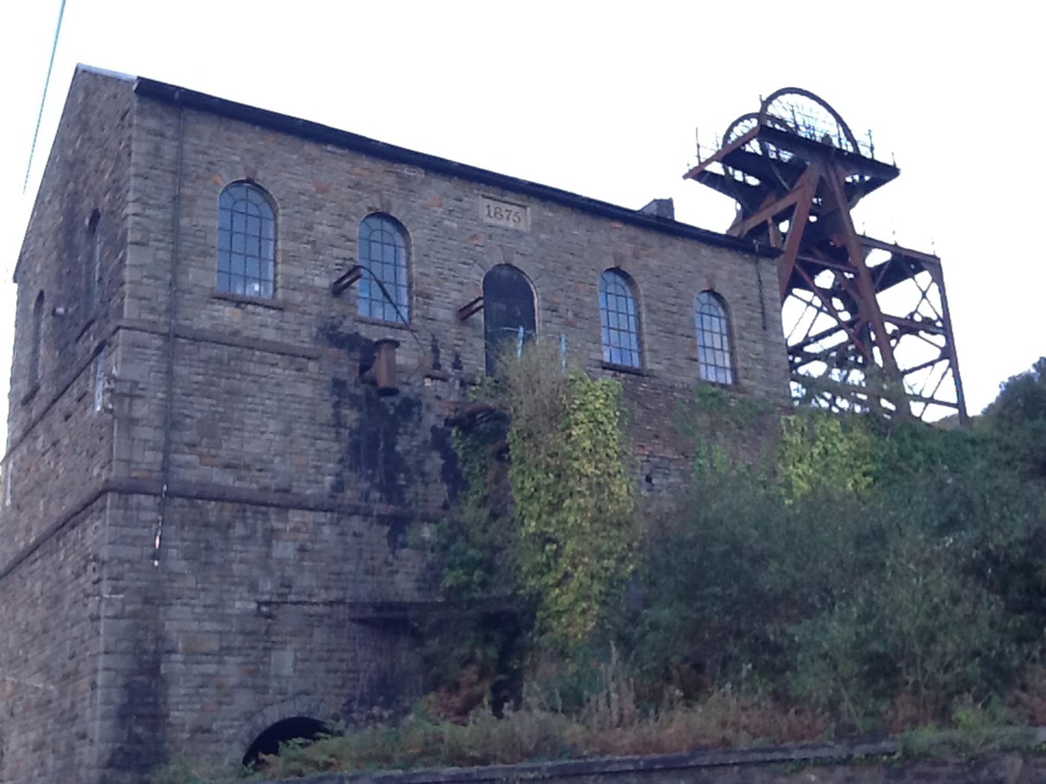 Headframe at the Hetty shaft, Pontypridd