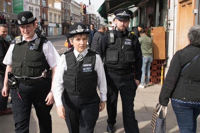 Metropolitan Police Commissioner Cressida Dick is deploying a further 300 officers in the capital this weekend
