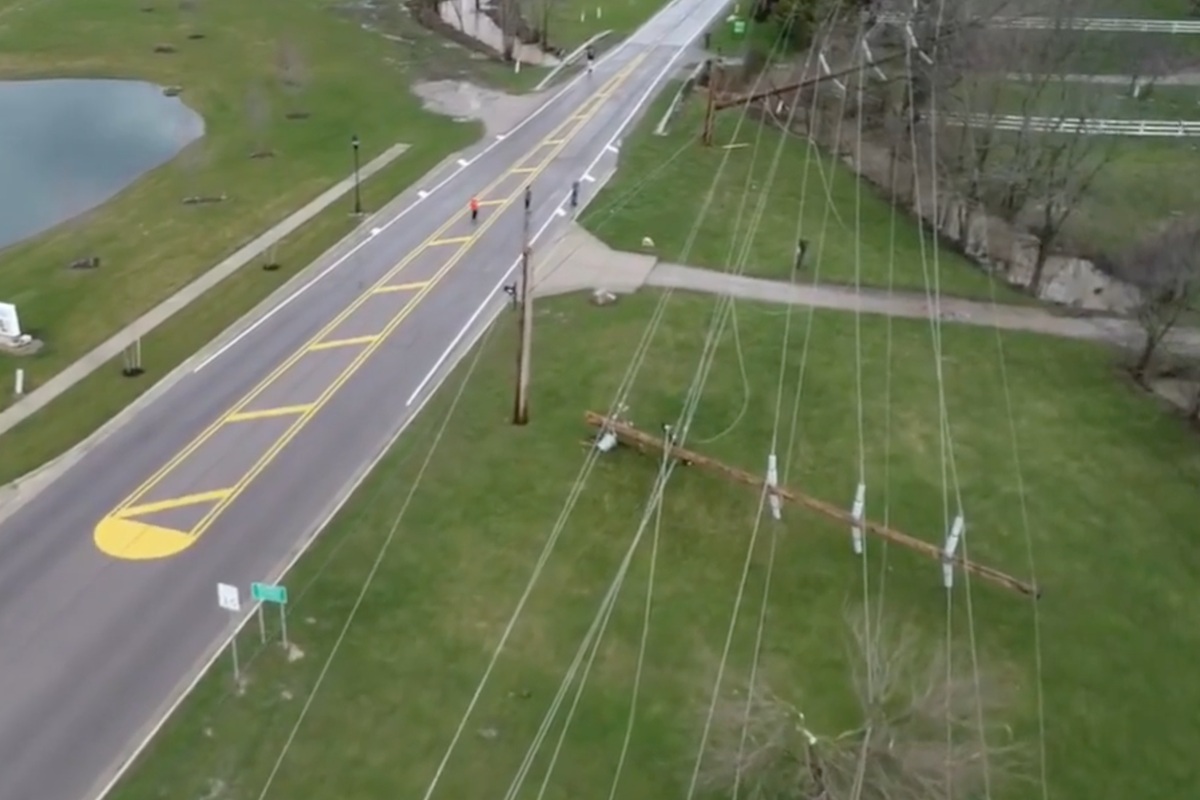 US weather: Trail of destruction caused by Ohio tornado | The ...