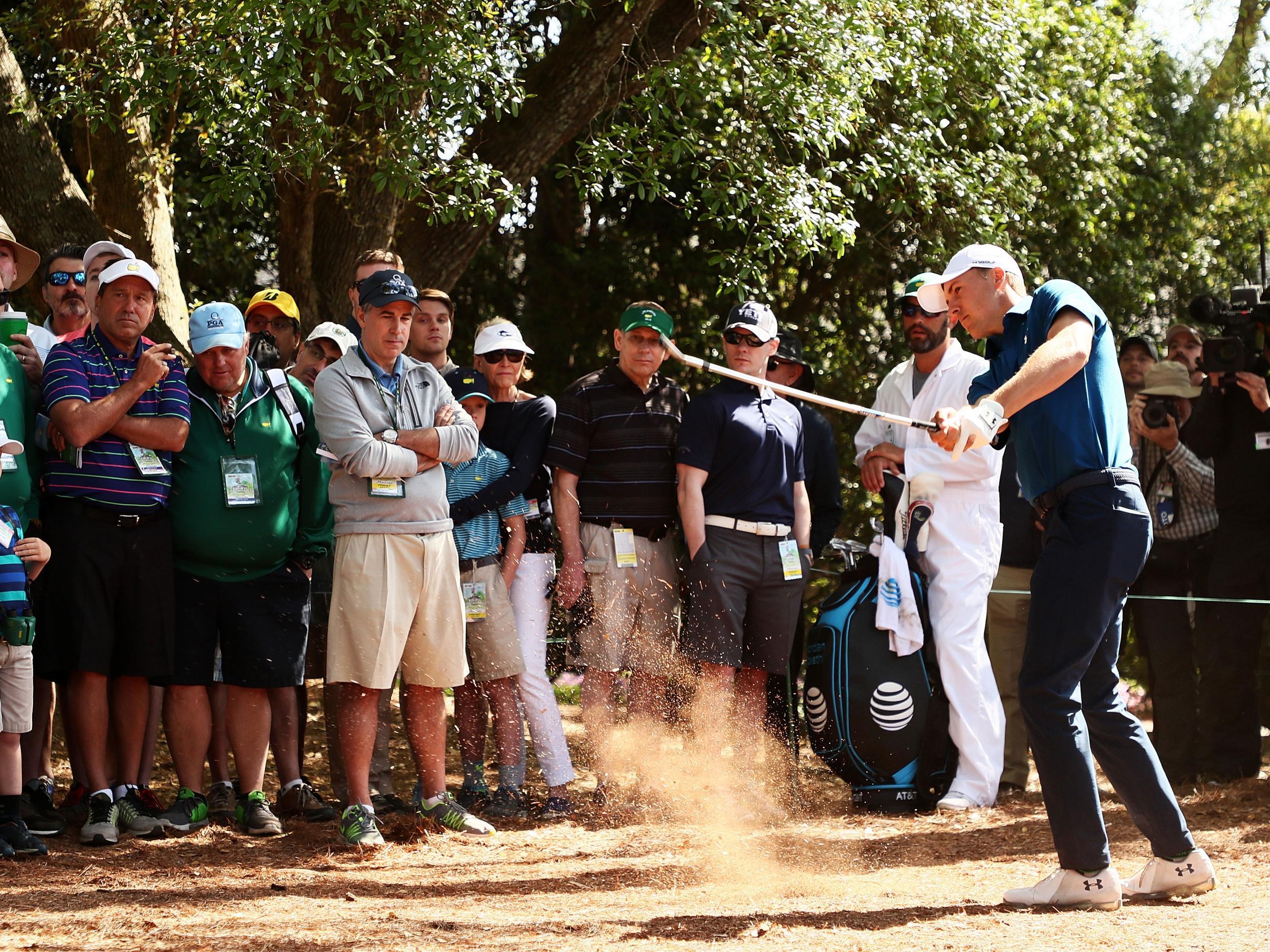 Jordan Spieth scrambled to stay in the tournament on Friday