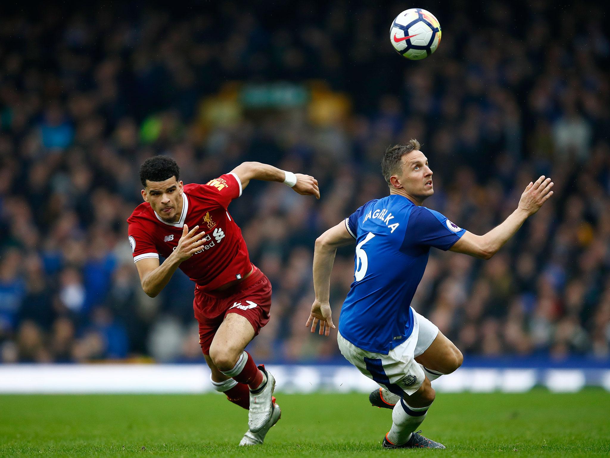 Solanke in action for Liverpool