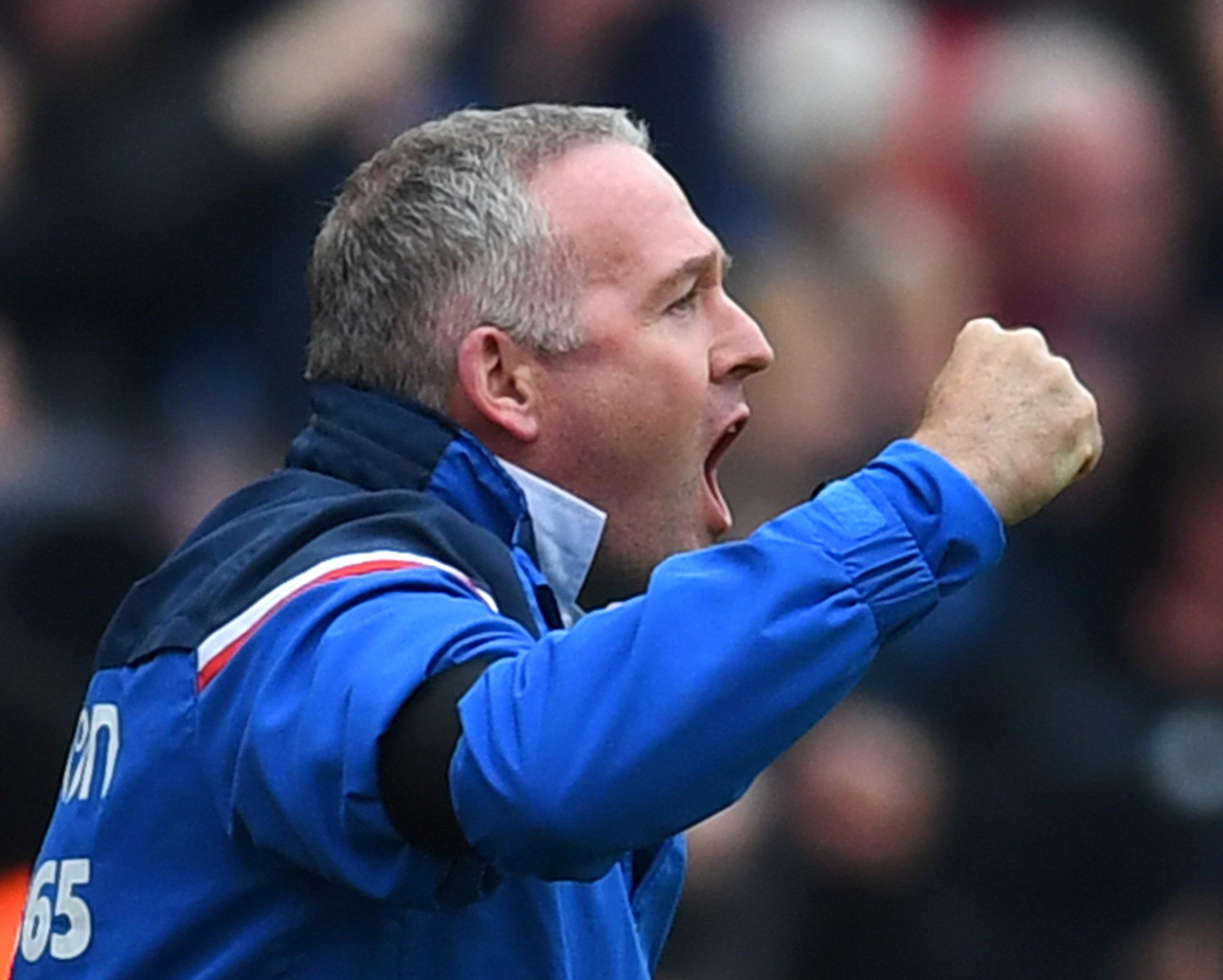 Lambert watched Stoke grab an equaliser