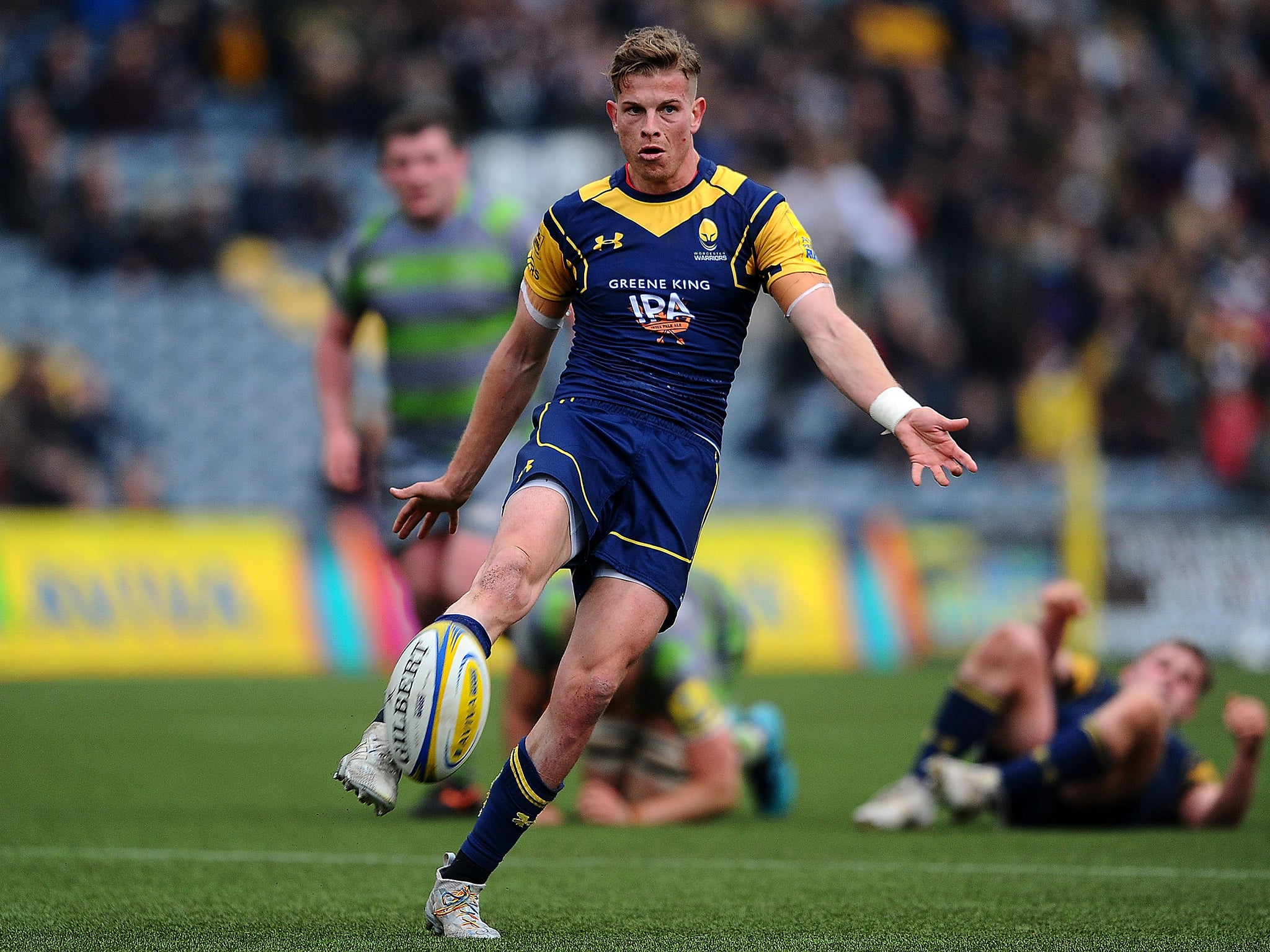 Michael Dowsett kicked seven points for Worcester