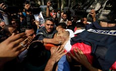 Hundreds attend funeral of Palestinian journalist killed in Gaza