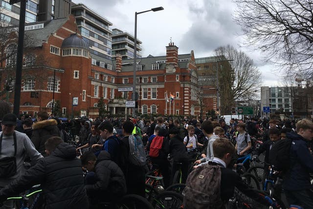 Thousands of cyclist flock to London to protest against violence in the capital