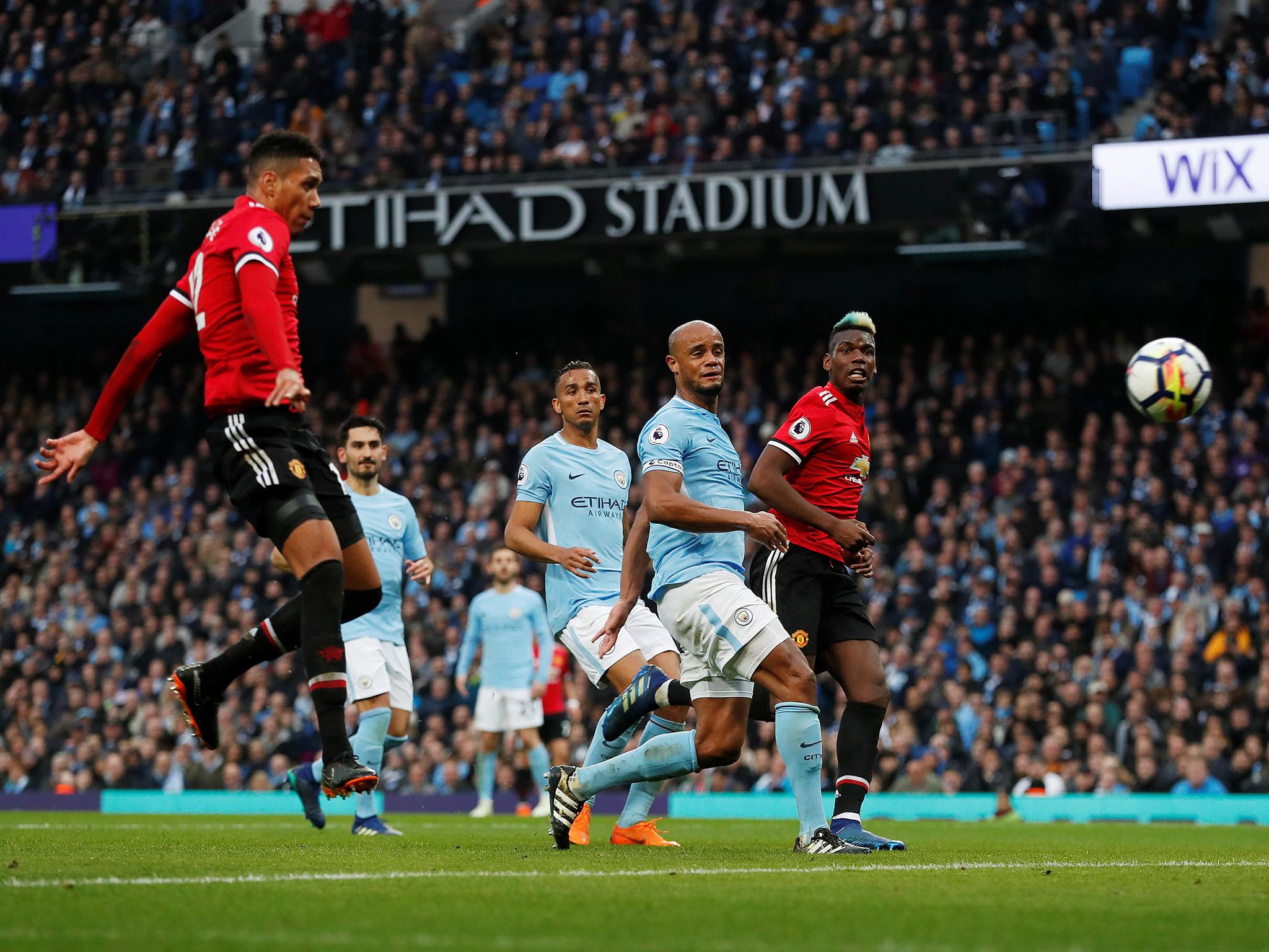 Smalling strokes home his match-winning volley