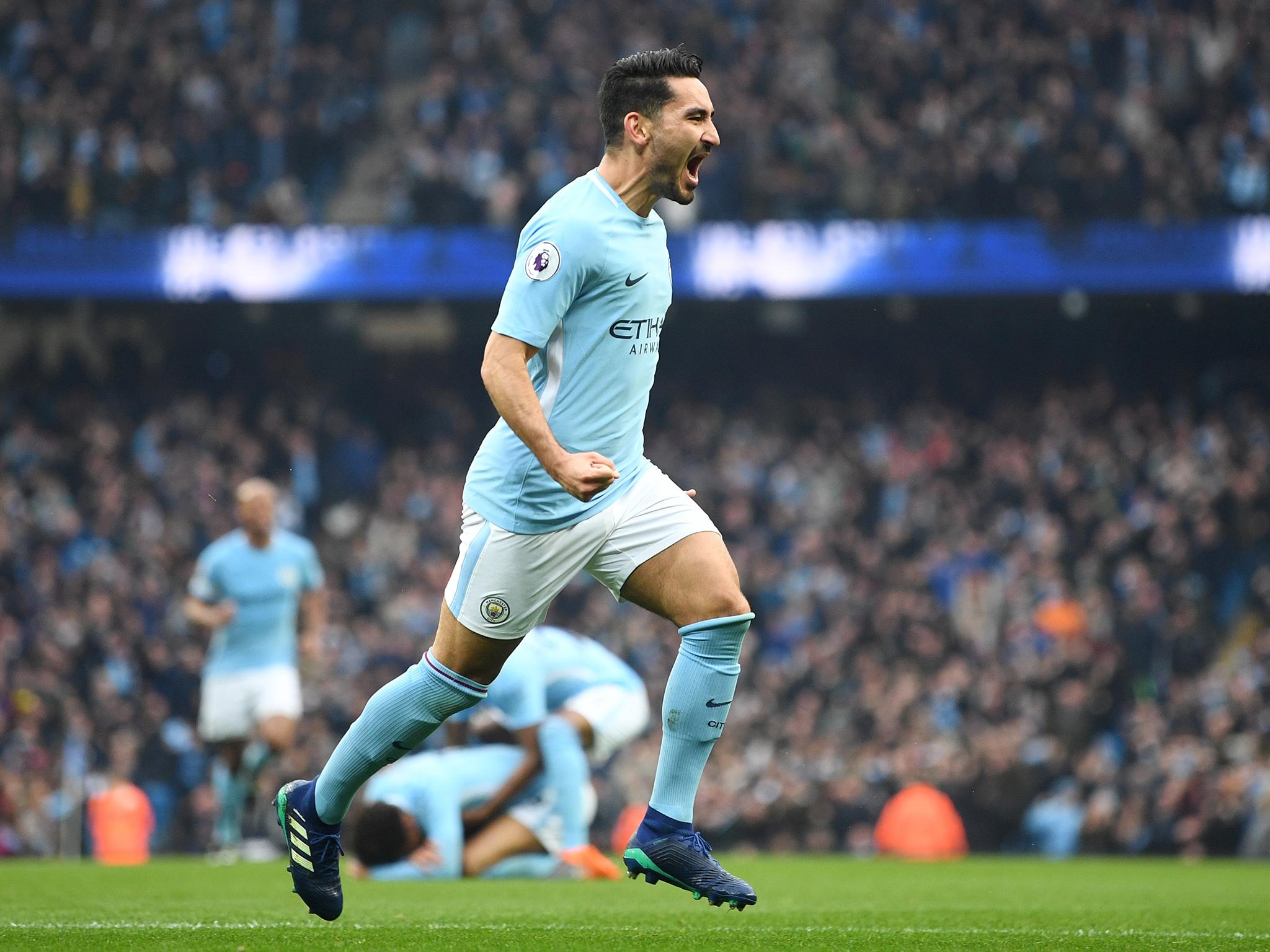 Gudogan doubles the lead to put City on course for the title