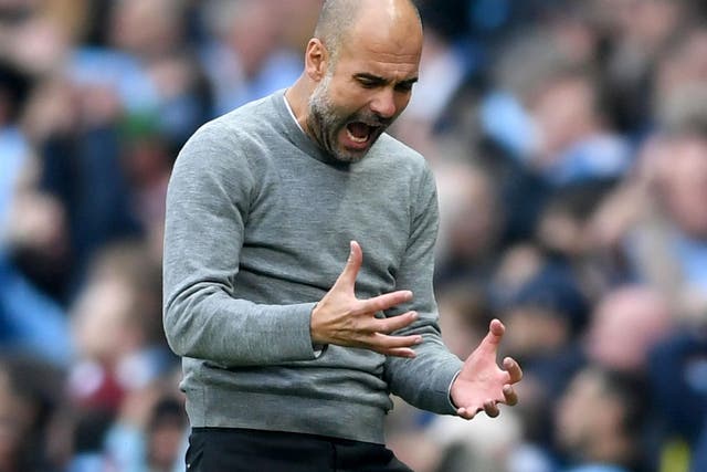 Pep Guardiola will have to wait to see Manchester City crowned champions