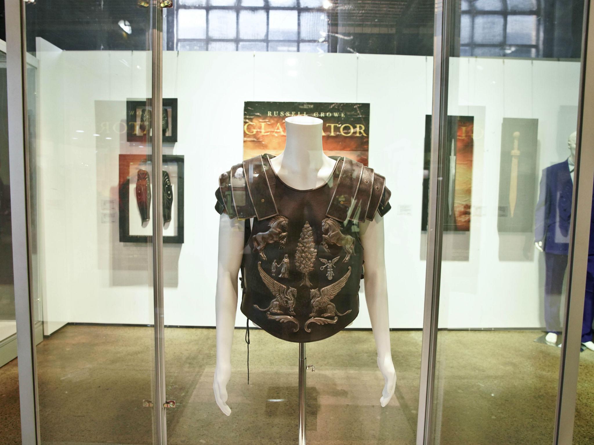 &#13;
A breastplate worn by Crowe in 'Gladiator' went for $125,000 &#13;