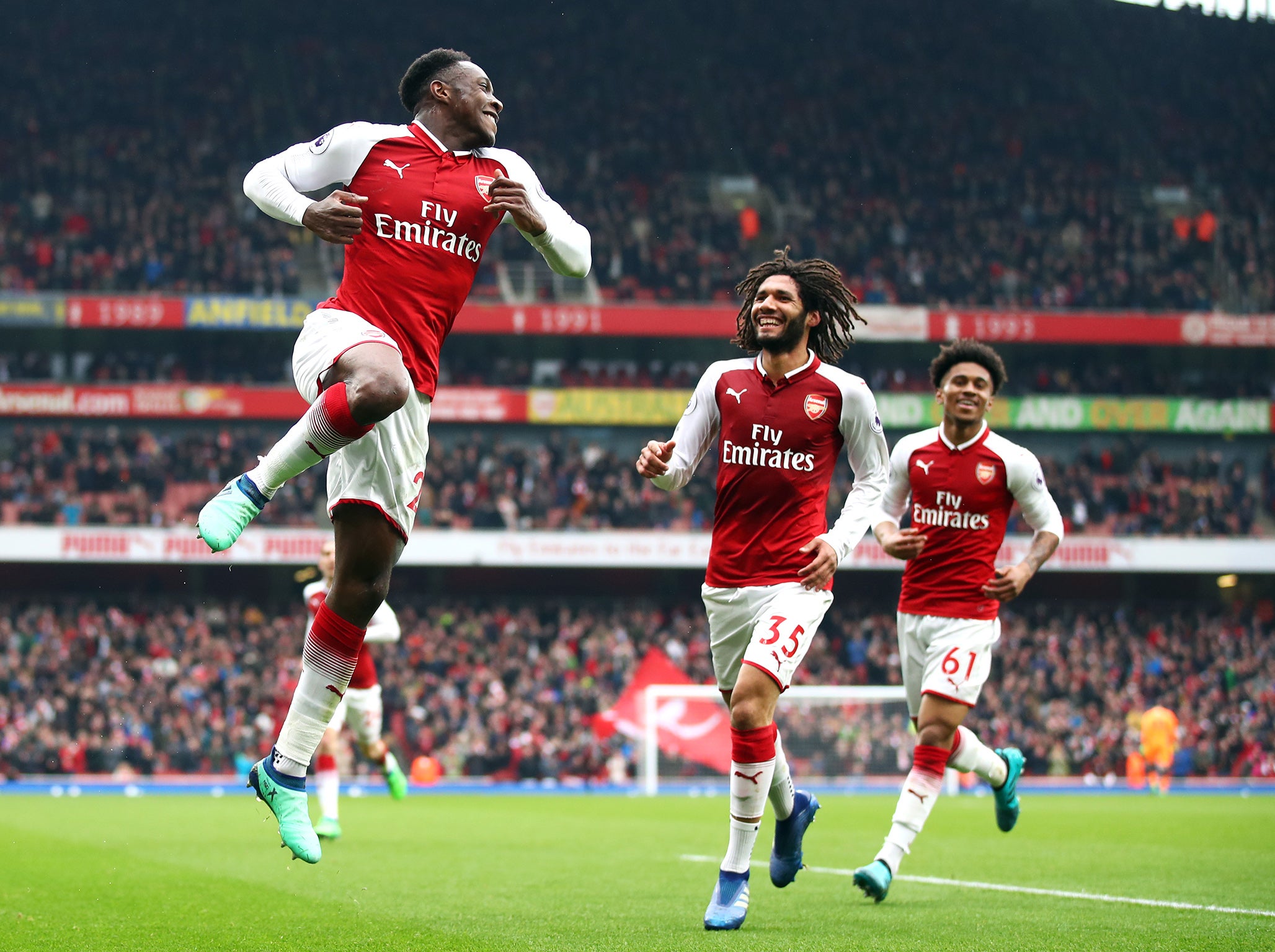 Danny Welbeck scored two