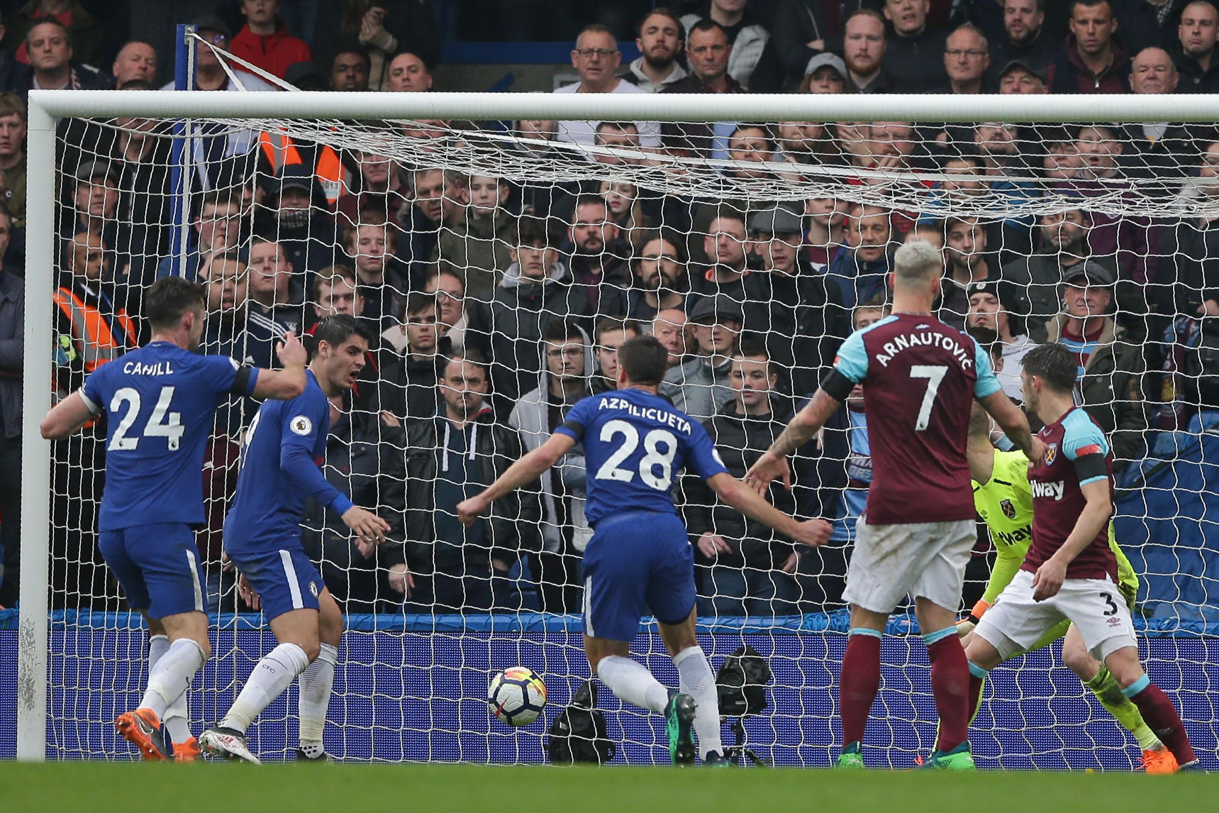 Cesar Azpilicueta opens the scoring