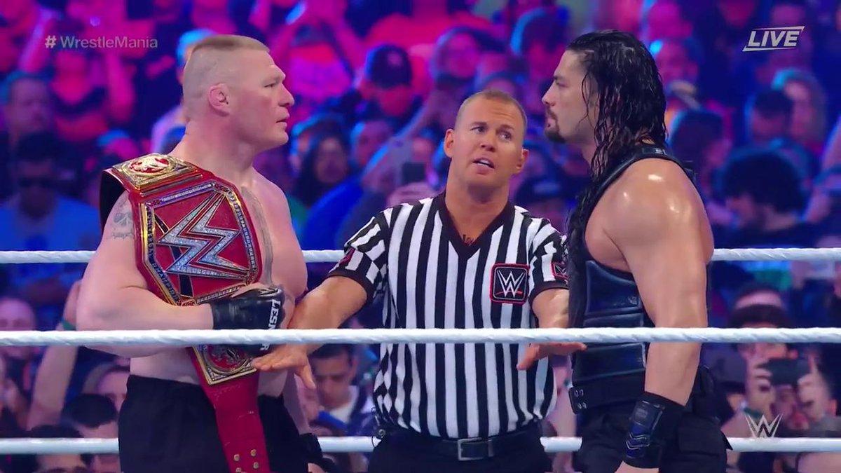Brock Lesnar faces Roman Reigns for the second time in a month (WWE)