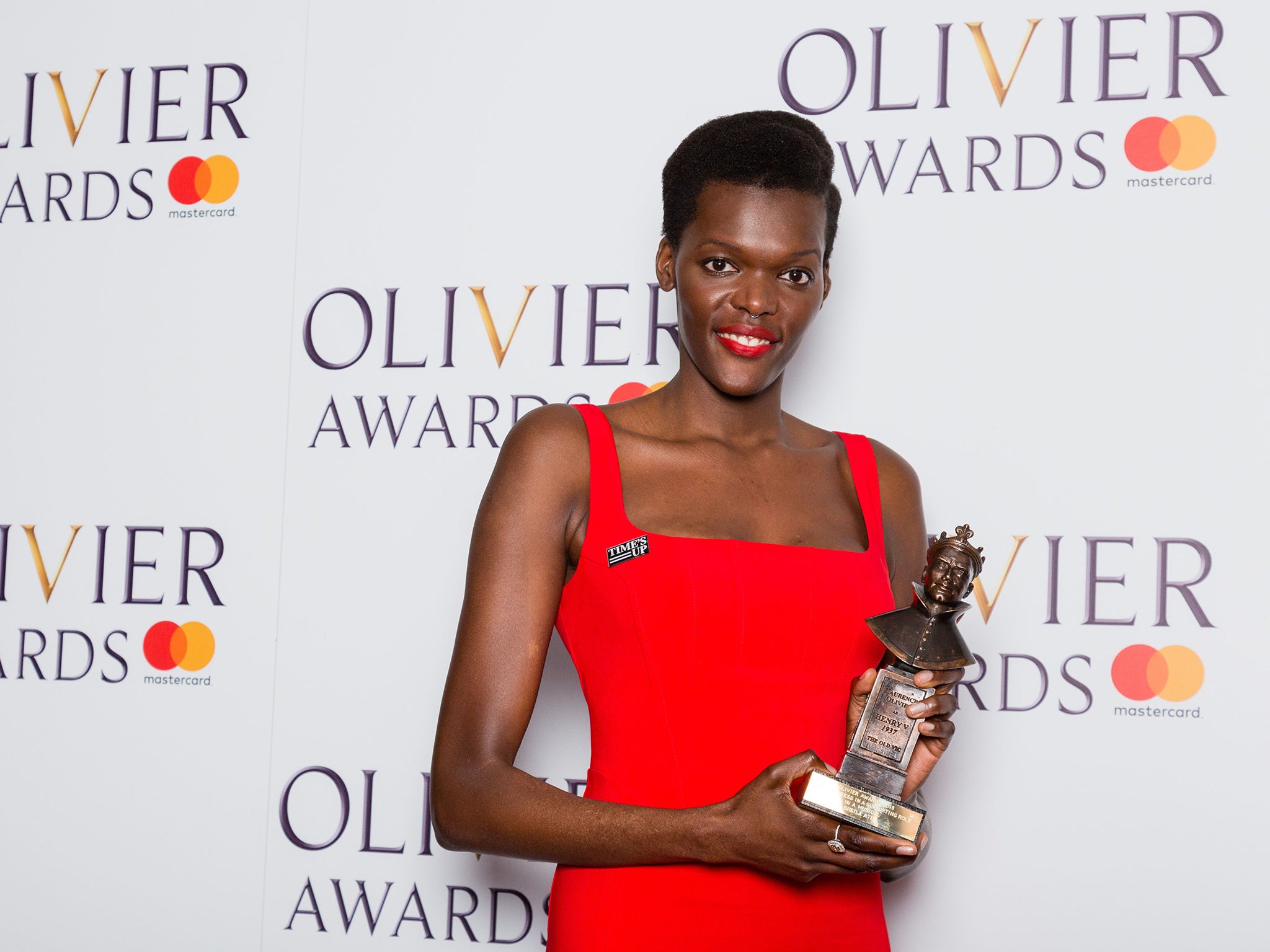 Sheila Atim, winner of best actress in a supporting role foir Girl from The North Country. (Rex )