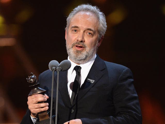 Sam Mendes receives the award for Best Director for 'The Ferryman'