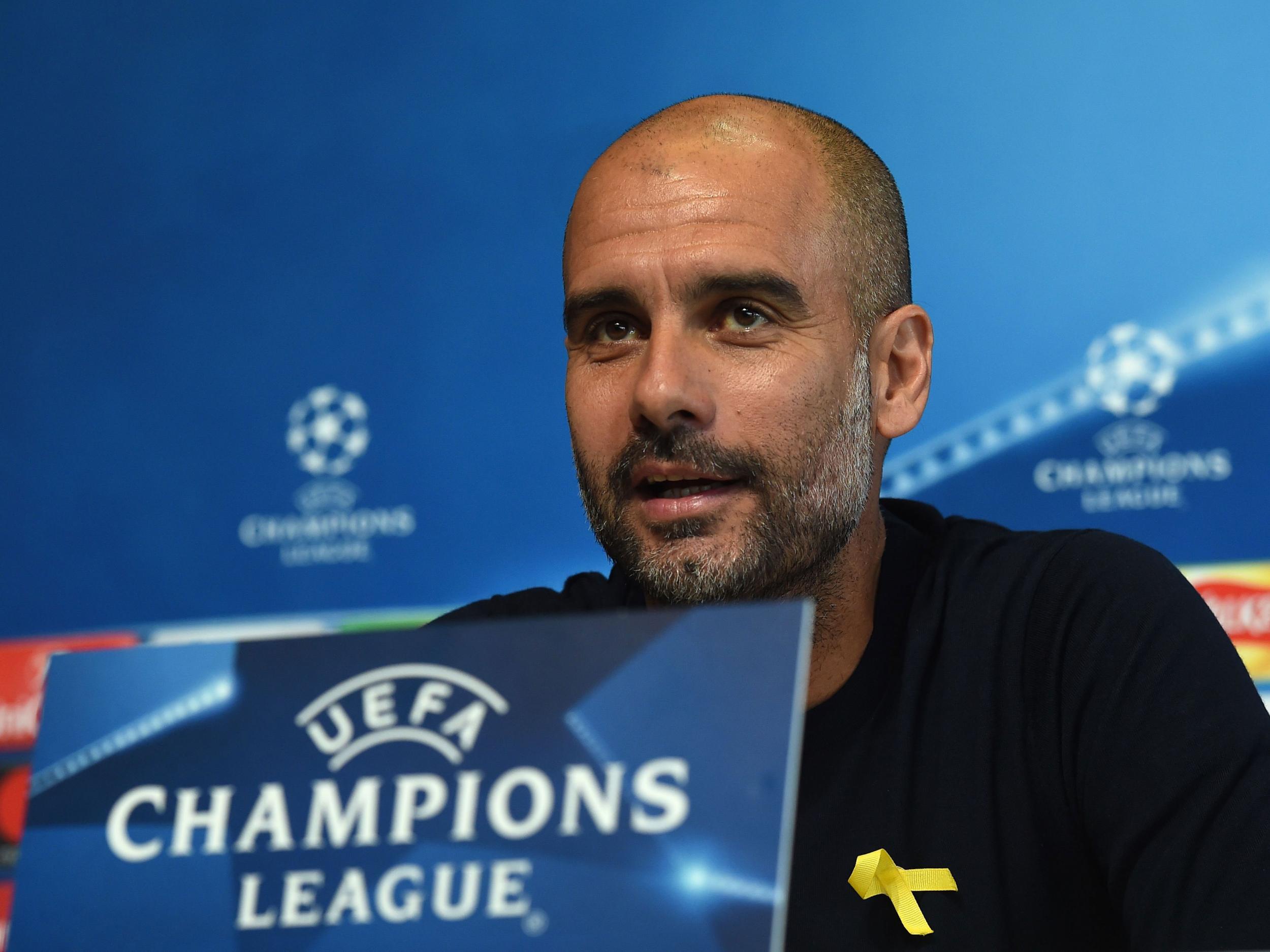 Pep Guardiola knows Manchester City's task is a difficult one